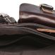 Мужская кожаная сумка на пояс Keizer k1886-dark brown коричневый 7