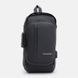 Сумка-слинг через плечо мужская Monsen C1BLH626bl-black черная 2