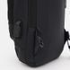 Сумка-слинг через плечо мужская Monsen C1BLH626bl-black черная 5