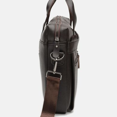 Сумка для ноутбука мужская кожаная Borsa Leather K18612-brown