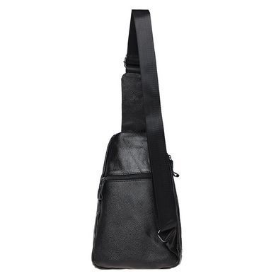 Мужской кожаный мессенджер Borsa Leather K1029-black черный