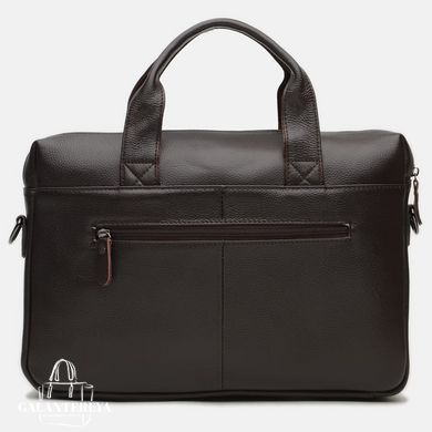 Сумка для ноутбука мужская кожаная Borsa Leather K18612-brown
