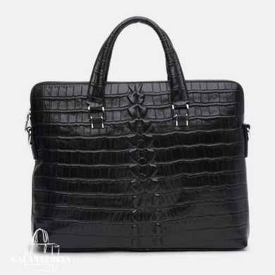 Сумка для ноутбука мужская кожаная Keizer k17241bl-black
