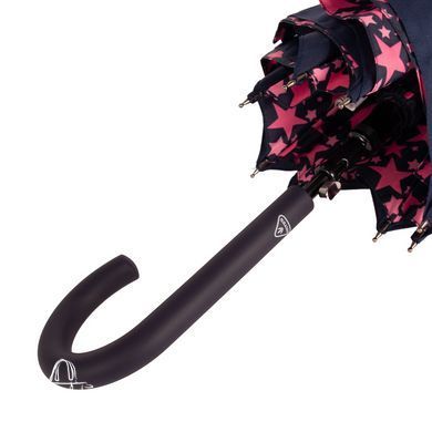 Зонт-трость женский полуавтомат Fulton Bloomsbury-2 L754 Black, flowers (Черный, цветы)