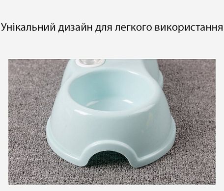 Годівниця та напувалка автоматична для котів та собак миска 2в1 YY20729