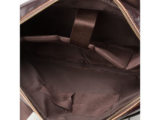 Чоловіча шкіряна сумка для ноутбука Tiding Bag M38-6901-3C коричневий