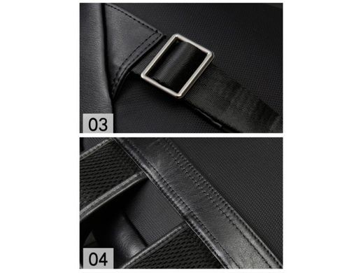 Чоловічий шкіряний рюкзак Tiding Bag B3-2331A чорний