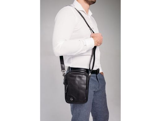 Сумка через плече чоловіча шкіряна Tiding Bag 6009A