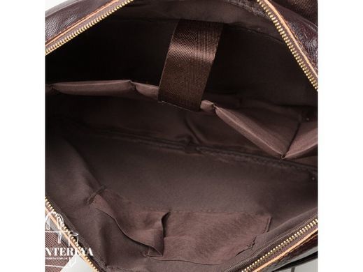 Мужская кожаная сумка для ноутбука Tiding Bag M38-6901-3C коричневый