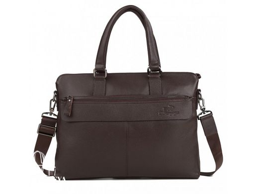 Мужская кожаная сумка для ноутбука Tiding Bag M38-6901-3C коричневый