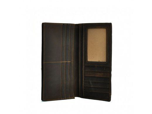 Мужское кожаное портмоне Tiding Bag 8033R коричневый