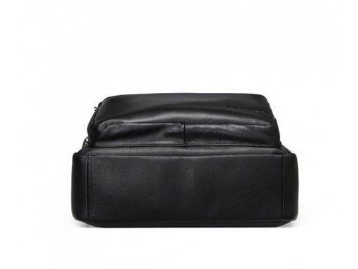 Мужской кожаный рюкзак Tiding Bag B3-2331A черный