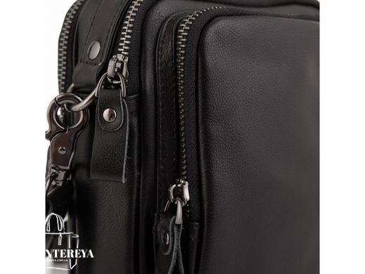 Сумка через плечо мужская кожаная Tiding Bag 6009A