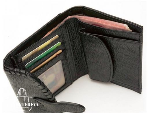 Шкіряний жіночий гаманець Bexhill BexW8633A чорний