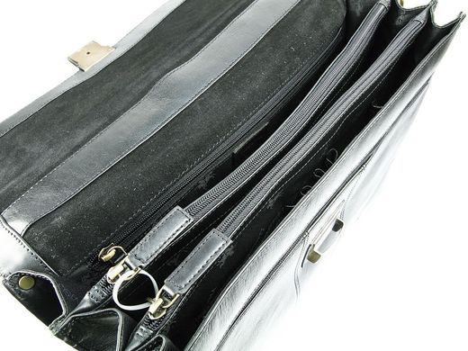 Чоловічий шкіряний портфель Visconti 01775 - WARWICK (black)