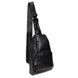 Мужской кожаный мессенджер Borsa Leather K1029-black черный 1