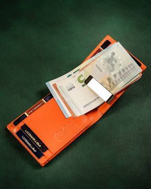 Зажим для денег мужской кожаный Peterson PTN N78 2-1-1