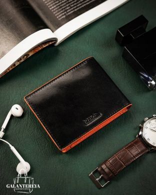 Зажим для денег мужской кожаный Peterson PTN N78 2-1-1