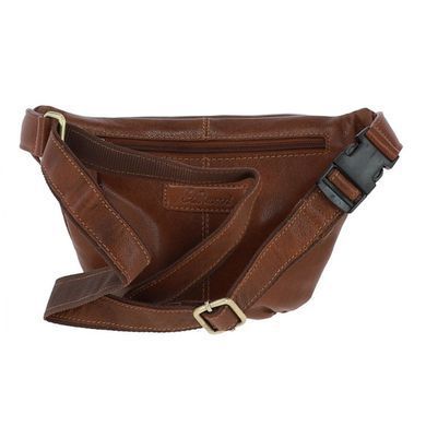 Сумка на пояс чоловіча (бананка) шкіряна Ashwood M54