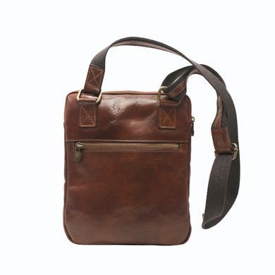 Чоловіча шкіряна сумка-планшет Italian fabric bags 2043 Brown