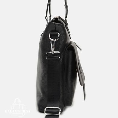 Сумка мужская кожаная Borsa Leather K18825-black