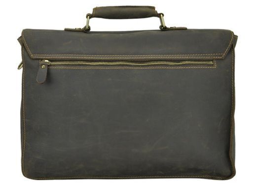 Чоловічий шкіряний портфель Tiding Bag 7205R коричневий