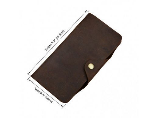 Мужское кожаное портмоне Tiding Bag 8032R коричневый