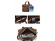 Мужская сумка из канваса Tiding Bag 8691-2B коричневый 2