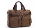 Мужская сумка из канваса Tiding Bag 8691-2B коричневый 1