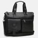 Сумка мужская кожаная Borsa Leather K18825-black 2