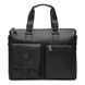 Сумка мужская кожаная Borsa Leather K18825-black 1