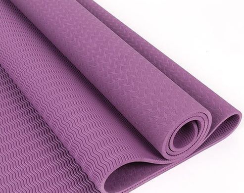 Коврик для йоги и фитнеса NQ Sports TPE+TC 6 мм NQ001