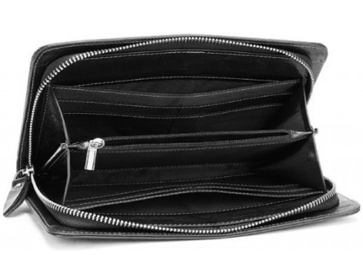 Мужской кожаный клатч Tiding Bag JN9019A черный