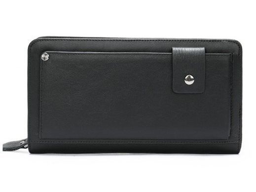 Мужской кожаный клатч Tiding Bag JN9019A черный