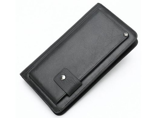 Мужской кожаный клатч Tiding Bag JN9019A черный
