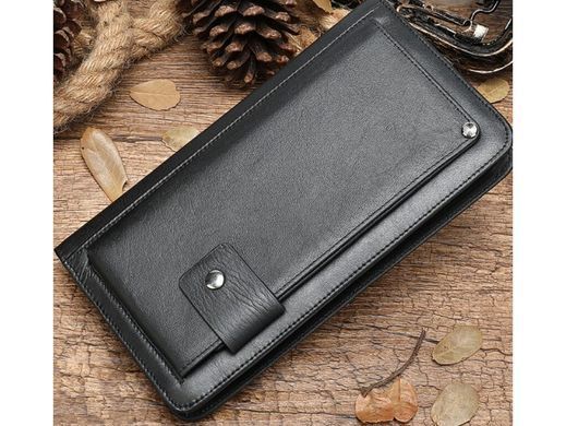 Мужской кожаный клатч Tiding Bag JN9019A черный