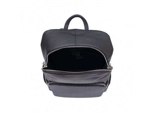 Мужской кожаный рюкзак Tiding Bag B3-181A черный