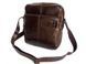 Мужской кожаный коричневый мессенджер Tiding Bag 6012 2