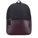 Рюкзак женский кожаный Smith & Canova 92901 Francis (Black-Burgundy) 1