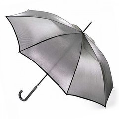 Зонт-трость женский полуавтомат Fulton L903 Kew-2 Silver (Серебристый)