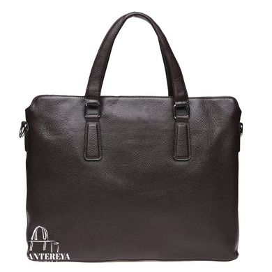 Мужская кожаная сумка для ноутбука Borsa Leather k19152-1-black черный