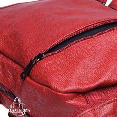 Женский кожаный рюкзак Keizer K110086-red красный