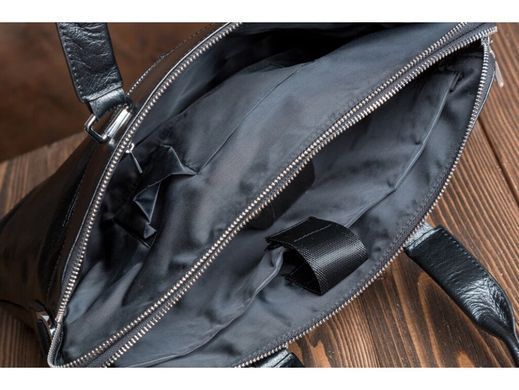 Мужская кожаная сумка для ноутбука Tiding Bag M5861-3A черный