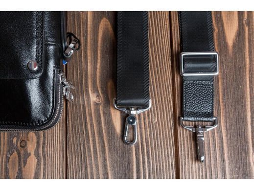 Мужская кожаная сумка для ноутбука Tiding Bag M5861-3A черный
