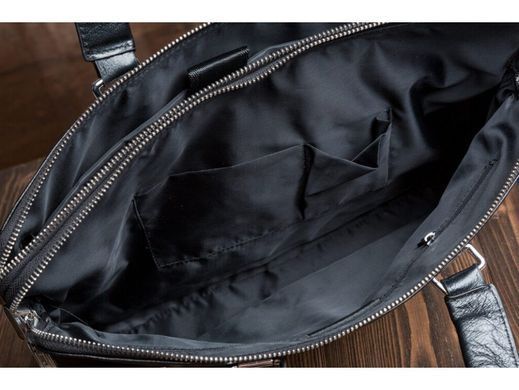 Мужская кожаная сумка для ноутбука Tiding Bag M5861-3A черный