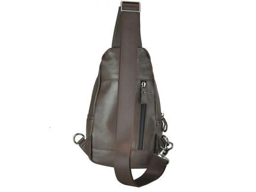 Мужской кожаный мессенджер Tiding Bag 8437C коричневый