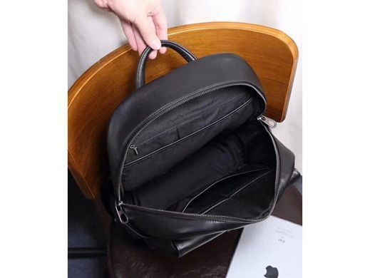 Чоловічий шкіряний рюкзак Tiding Bag B3-177A чорний