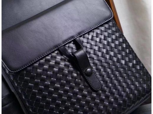 Чоловічий шкіряний рюкзак Tiding Bag B3-177A чорний