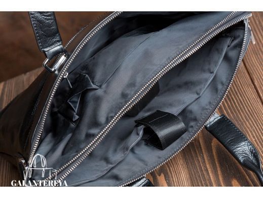 Мужская кожаная сумка для ноутбука Tiding Bag M5861-3A черный