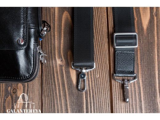 Мужская кожаная сумка для ноутбука Tiding Bag M5861-3A черный